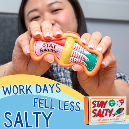 Boxer Gifts - Stress Toy - Stay Salty Sardine Tin