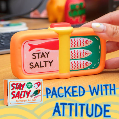 Boxer Gifts - Stress Toy - Stay Salty Sardine Tin