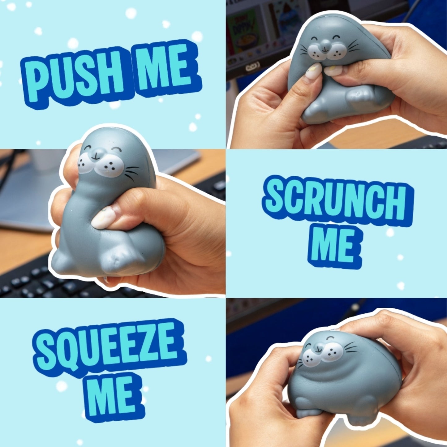 Boxer Gifts - Stress Toy - Break The Ice Chonky Seal