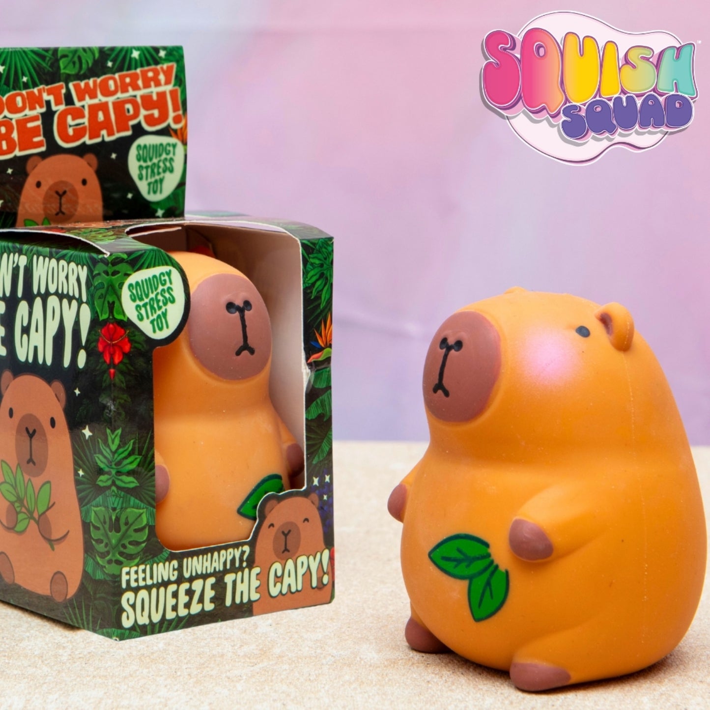 Boxer Gifts - Capybara Stress Toy - Don't Worry Be Cappy