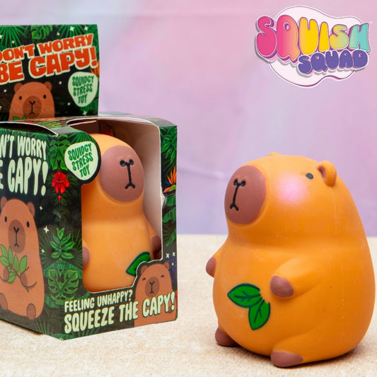Boxer Gifts - Capybara Stress Toy - Don't Worry Be Cappy