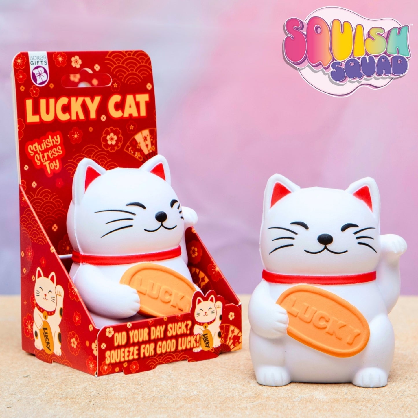 Boxer Gifts - Stress Toy - Lucky Cat