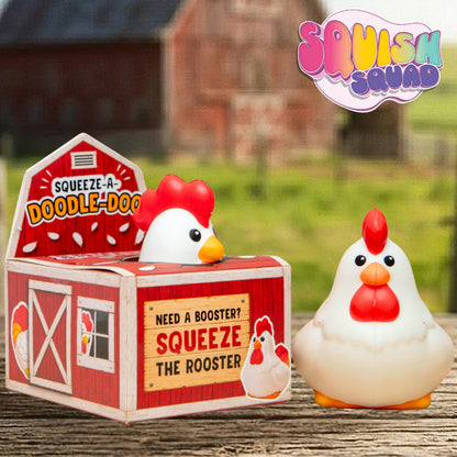 Boxer Gifts - Stress Toy - Squeeze-a-doodle-doo Rooster