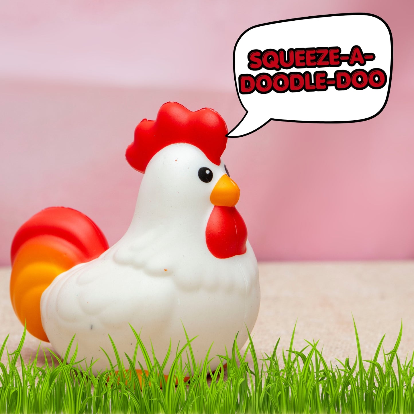 Boxer Gifts - Stress Toy - Squeeze-a-doodle-doo Rooster