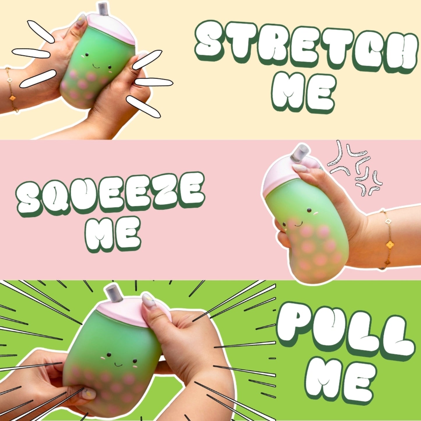 Boxer Gifts - Stress Toy - Matcha Squish-Tea