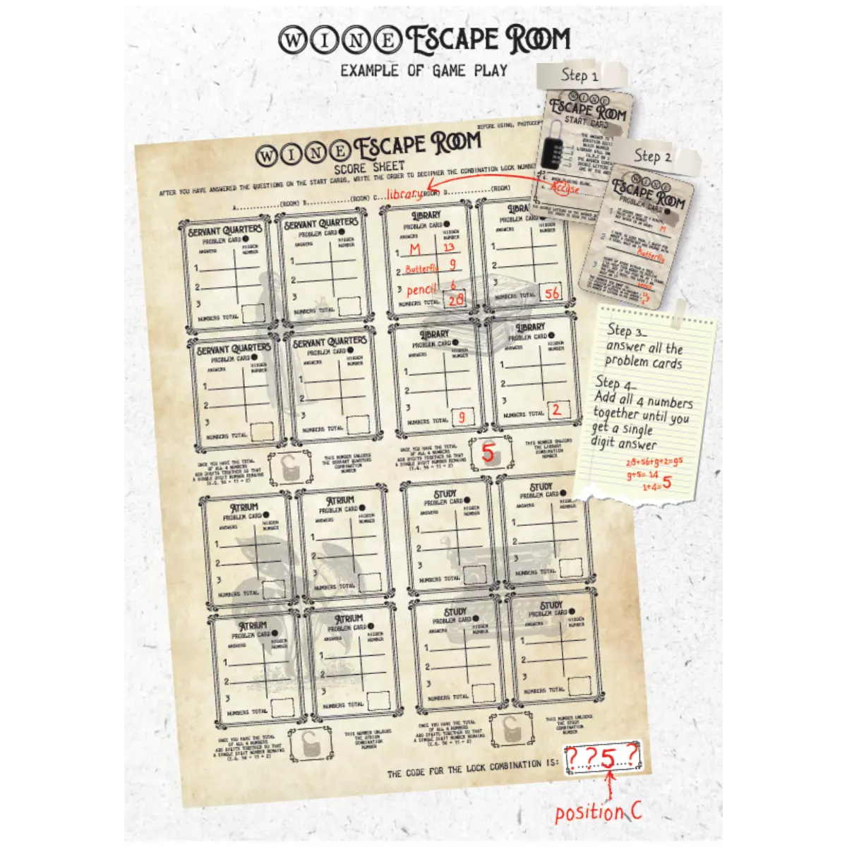 Wine Escape Room Game