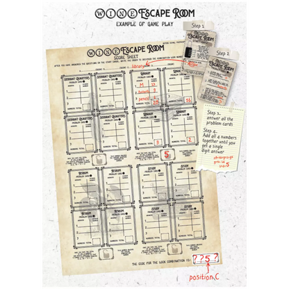 Wine Escape Room Game