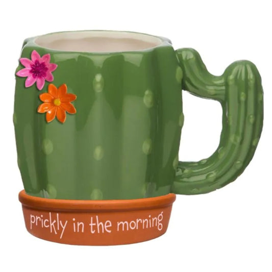 Boxer Gifts - Prickly in the Morning Cactus Mug (18oz)