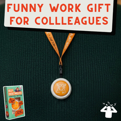 Boxer Gifts - Overstimulated Button