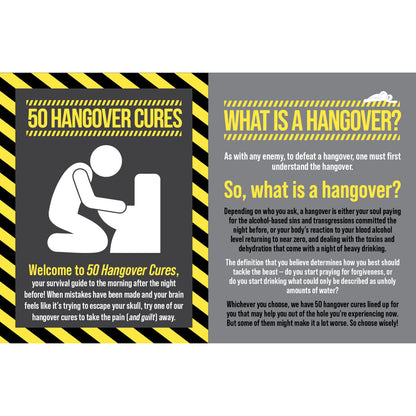 Boxer Gifts - 50 Hangover Cures Book