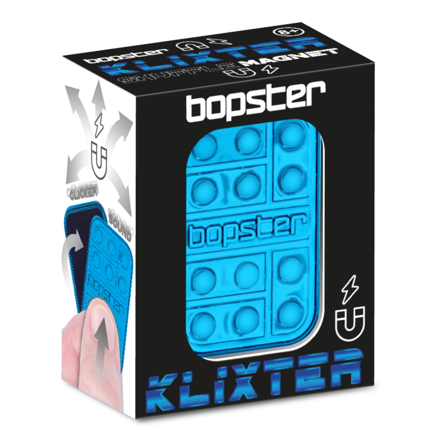 Bopster - Klixter Metal Fidget Domino