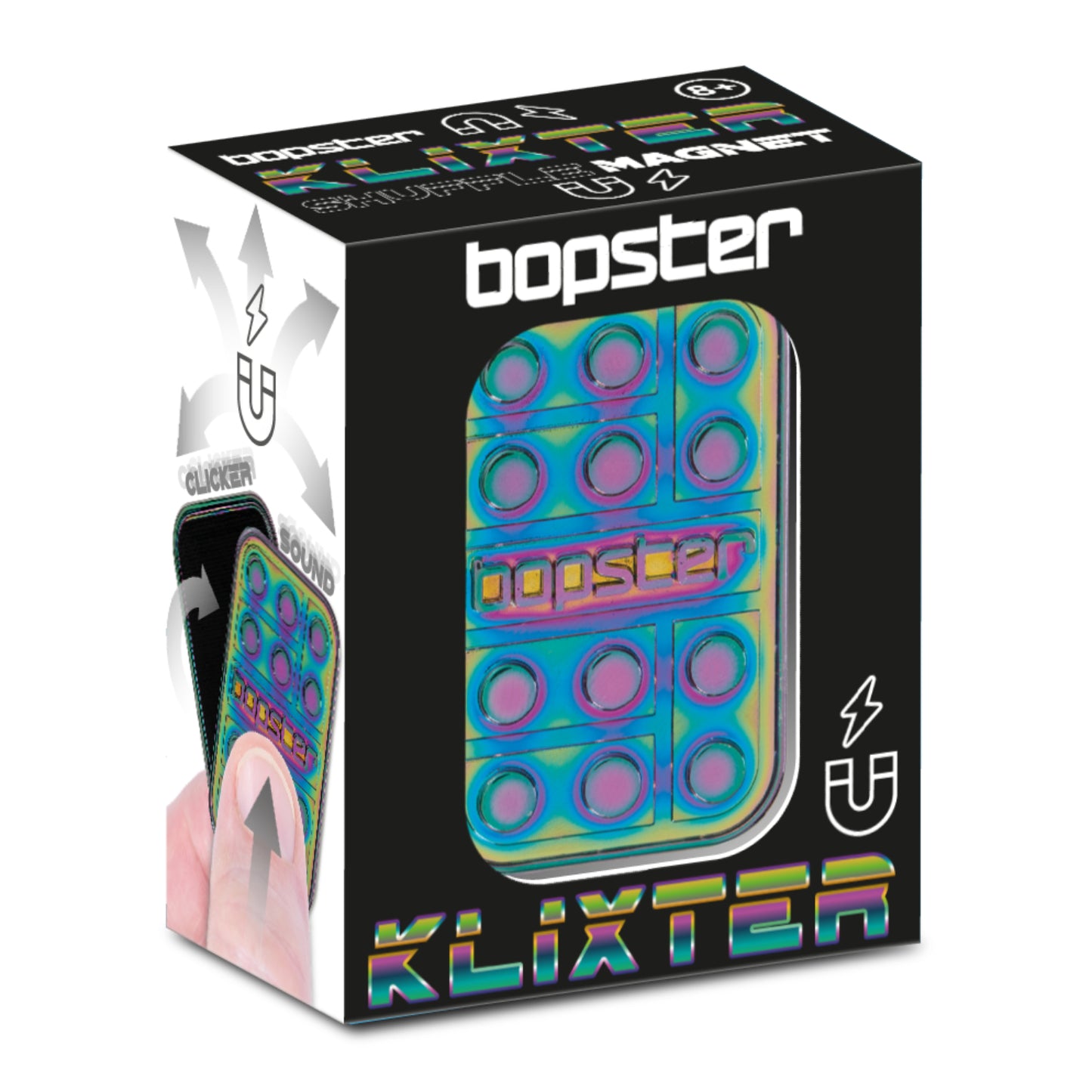 Bopster - Klixter Metal Fidget Domino