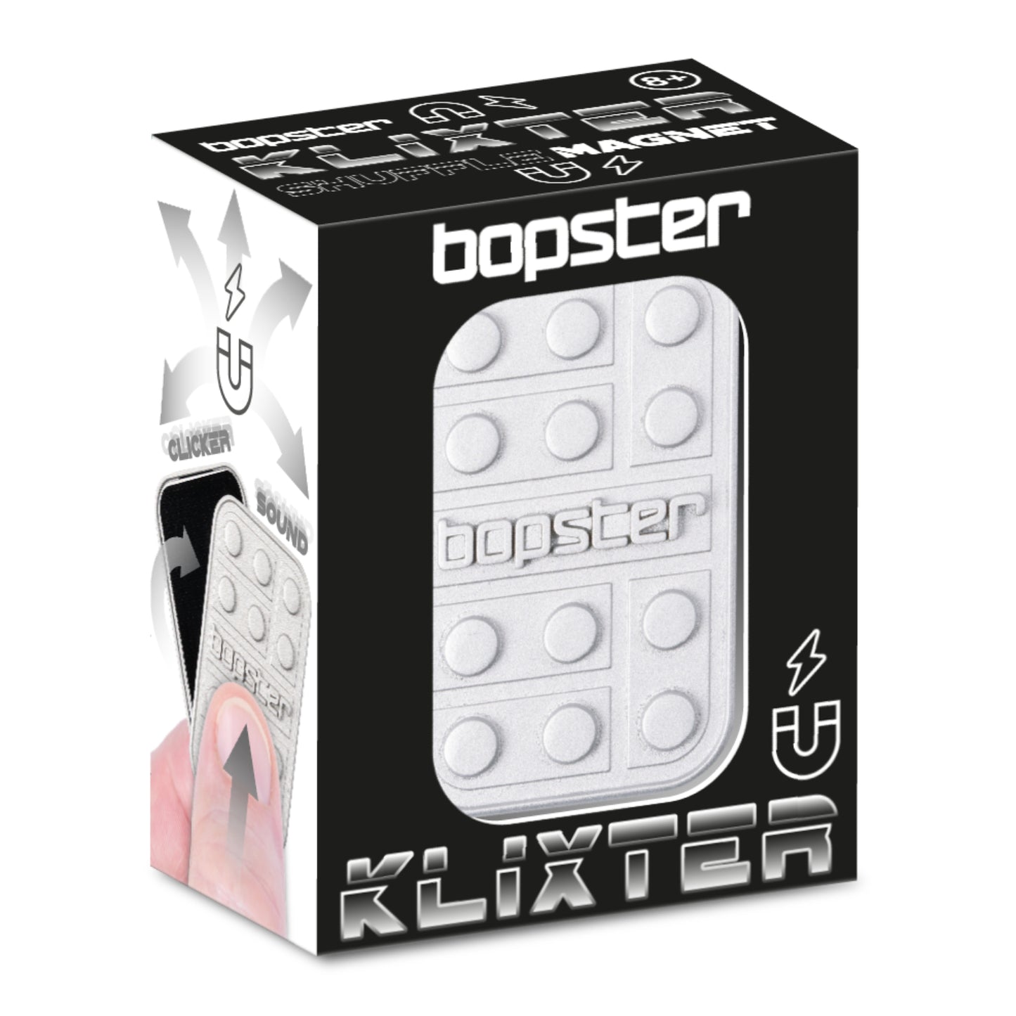 Bopster - Klixter Metal Fidget Domino