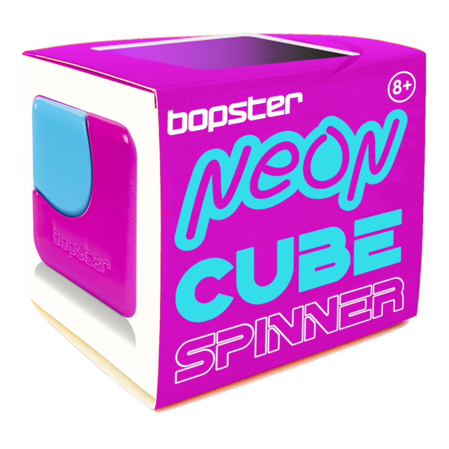 Bopster - Neon Fidget Cube Spinner (Assorted)