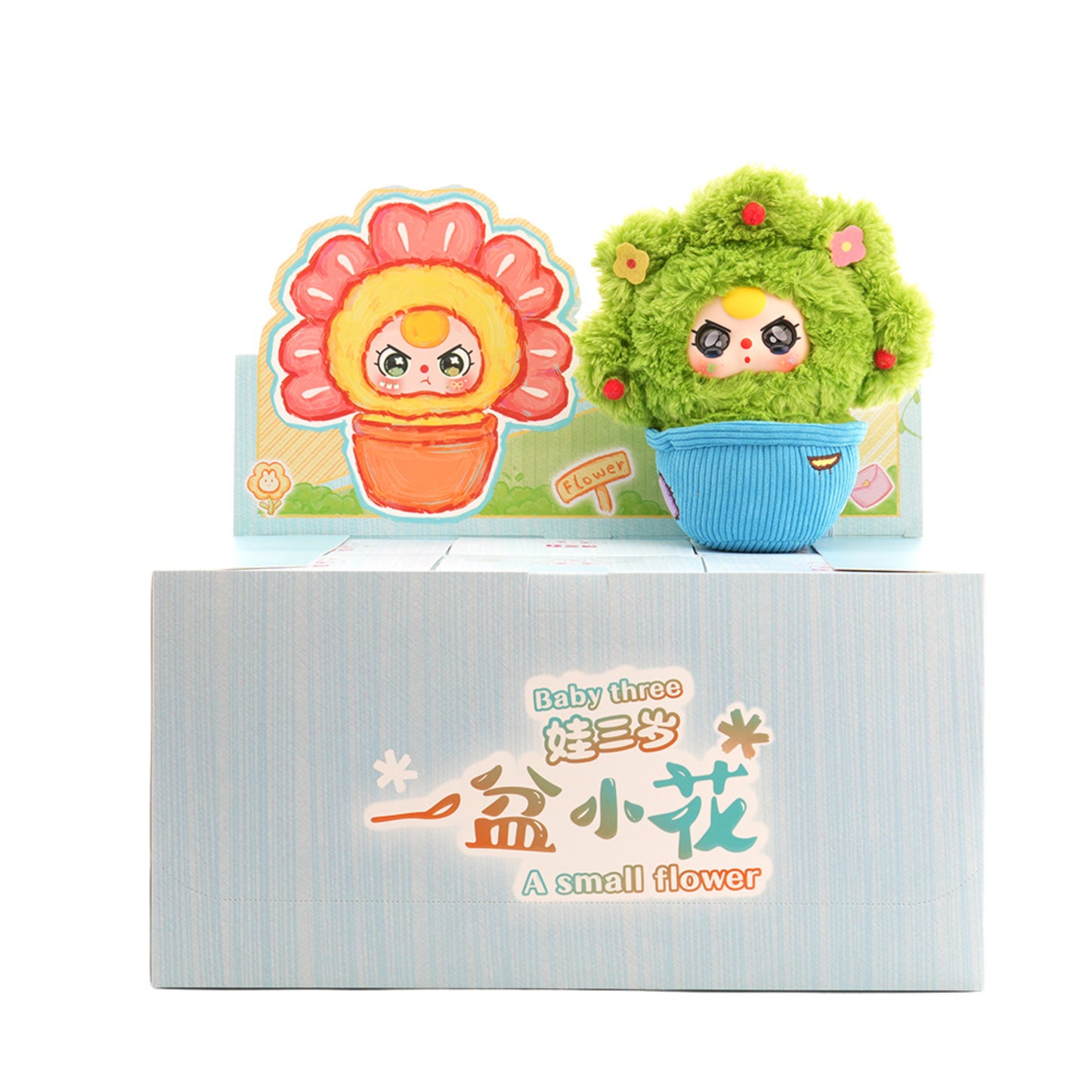 Baby Three - A Pot Of Little Flower Plush Blind Box