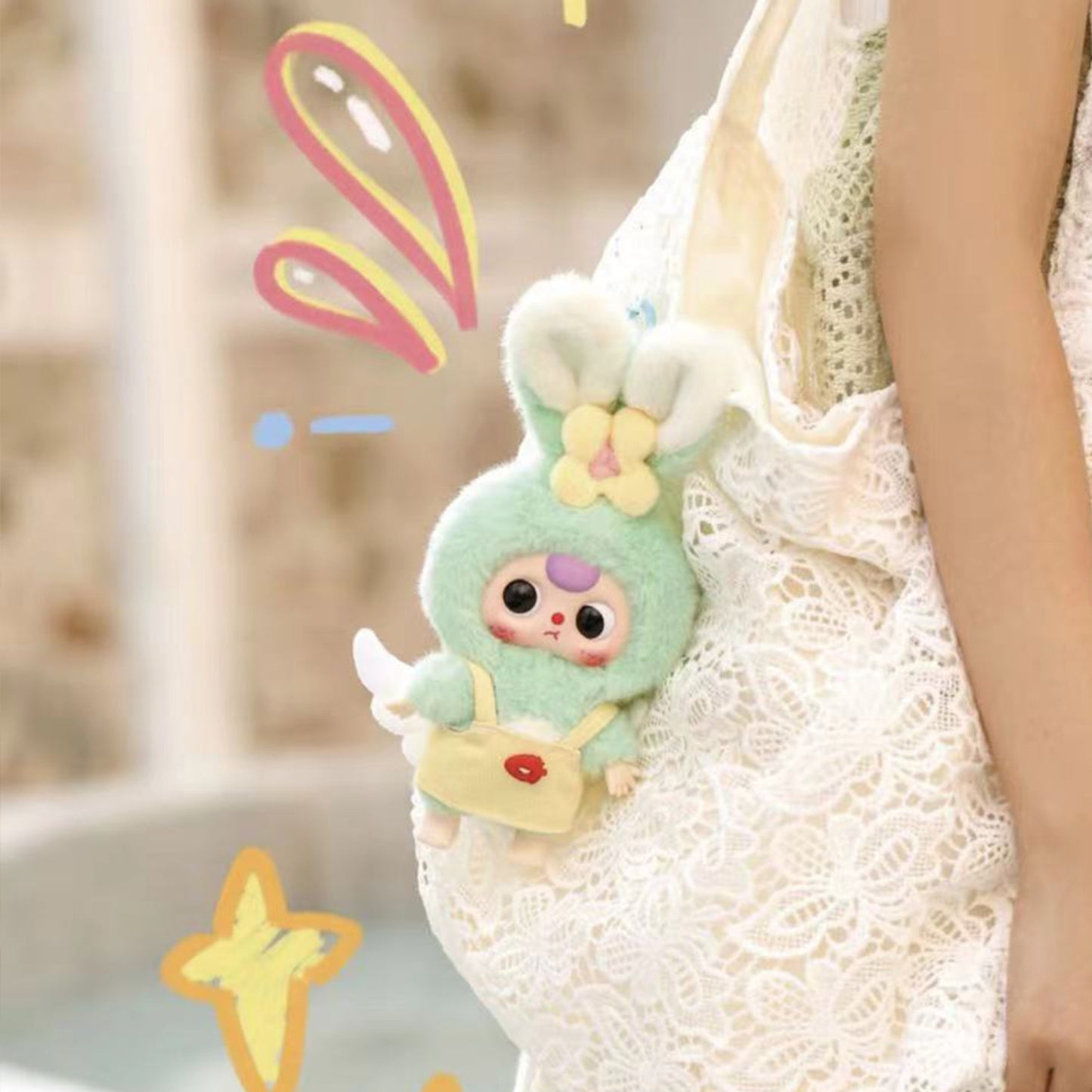 Baby Three - Macaron Cute Bunny Plush Blind Box
