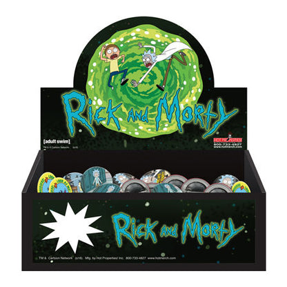 144 Unit Rick & Morty Button Pre-pack with Display