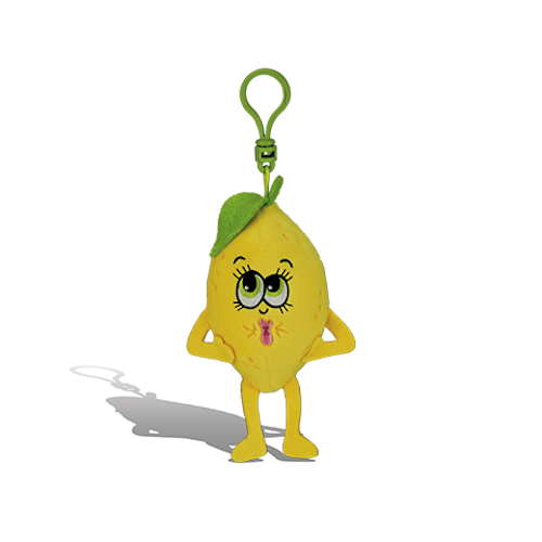 Whiffer Sniffers Mystery Pack #6 'Ivana Pucker-Up' Lemon Scented Backpack Clip