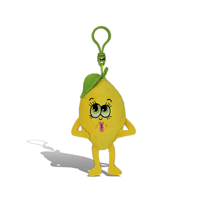 Whiffer Sniffers Mystery Pack #6 'Ivana Pucker-Up' Lemon Scented Backpack Clip
