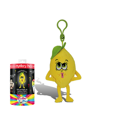 Whiffer Sniffers Mystery Pack #6 'Ivana Pucker-Up' Lemon Scented Backpack Clip