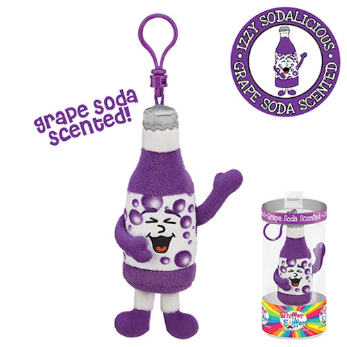 Whiffer Sniffers 'Izzy Sodalicious' Fizzy Grape Soda Scented Backpack Clip
