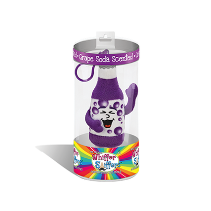 Whiffer Sniffers 'Izzy Sodalicious' Fizzy Grape Soda Scented Backpack Clip