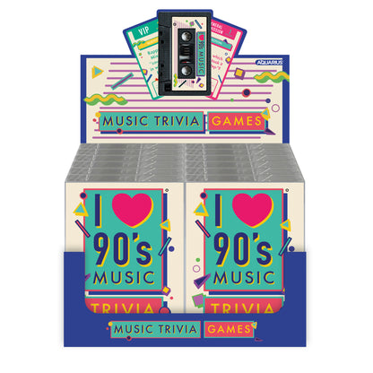 I Love 90's Music Trivia Card Game