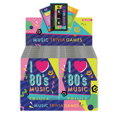 I Love 80's Music Trivia Card Game