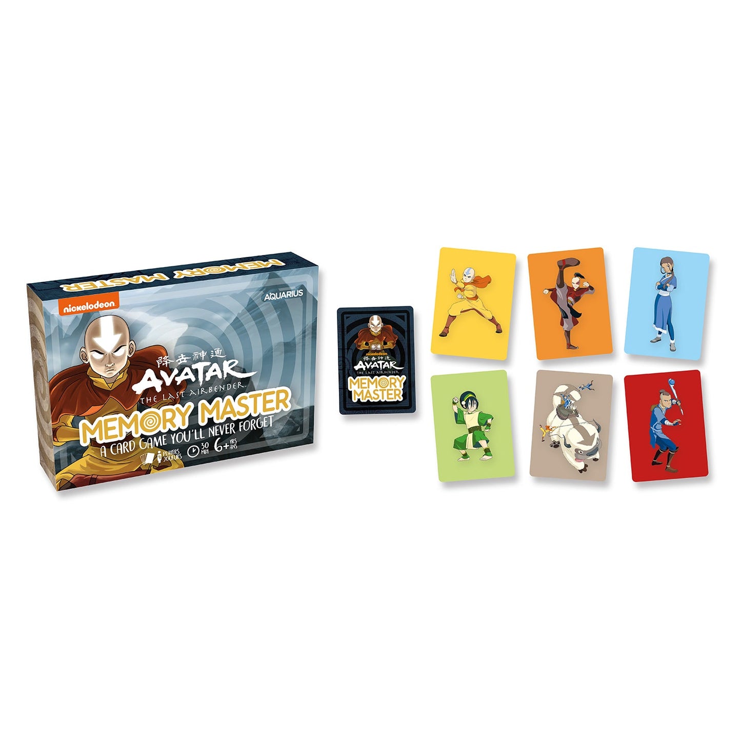 Avatar The Last Airbender Memory Master Card Game