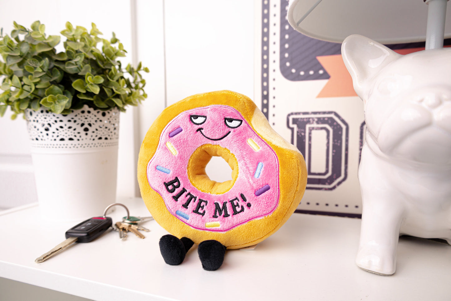 "Bite Me" Plush Donut