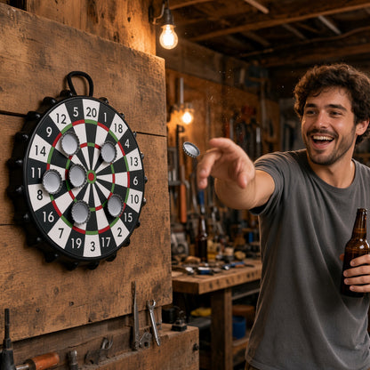 Funnybone - Magnetic Bottle Cap Darts