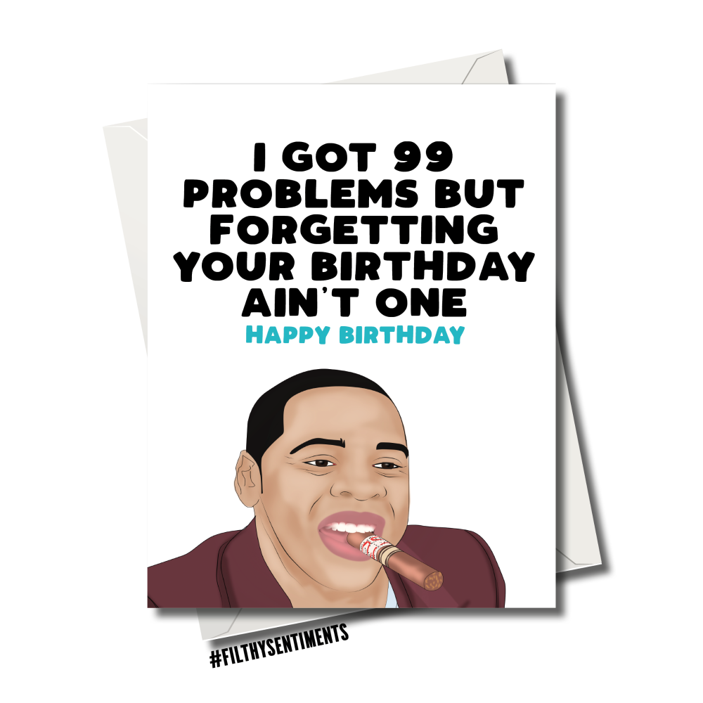 Filthy Sentiments - Jay Z Birthday Card