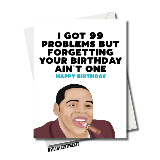 Filthy Sentiments - Jay Z Birthday Card
