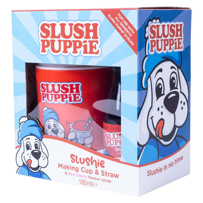 Slush Puppie - Making Cup & Red Cherry Syrup Set