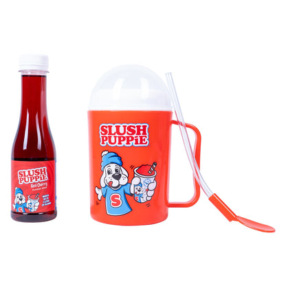 Slush Puppie - Making Cup & Red Cherry Syrup Set