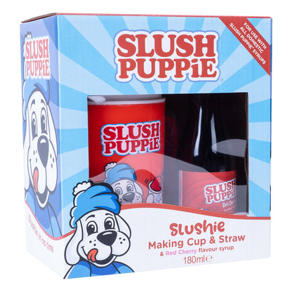 Slush Puppie - Making Cup & Red Cherry Syrup Set