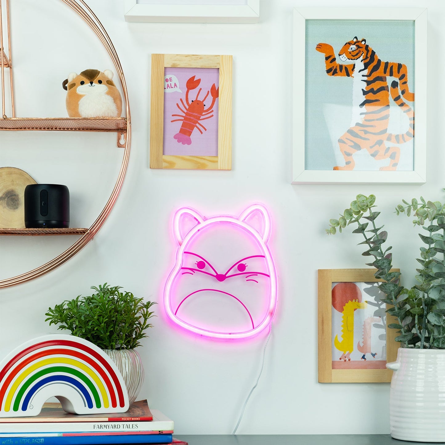 Squishmallows Character Neon Wall Light - Fifi the Fox