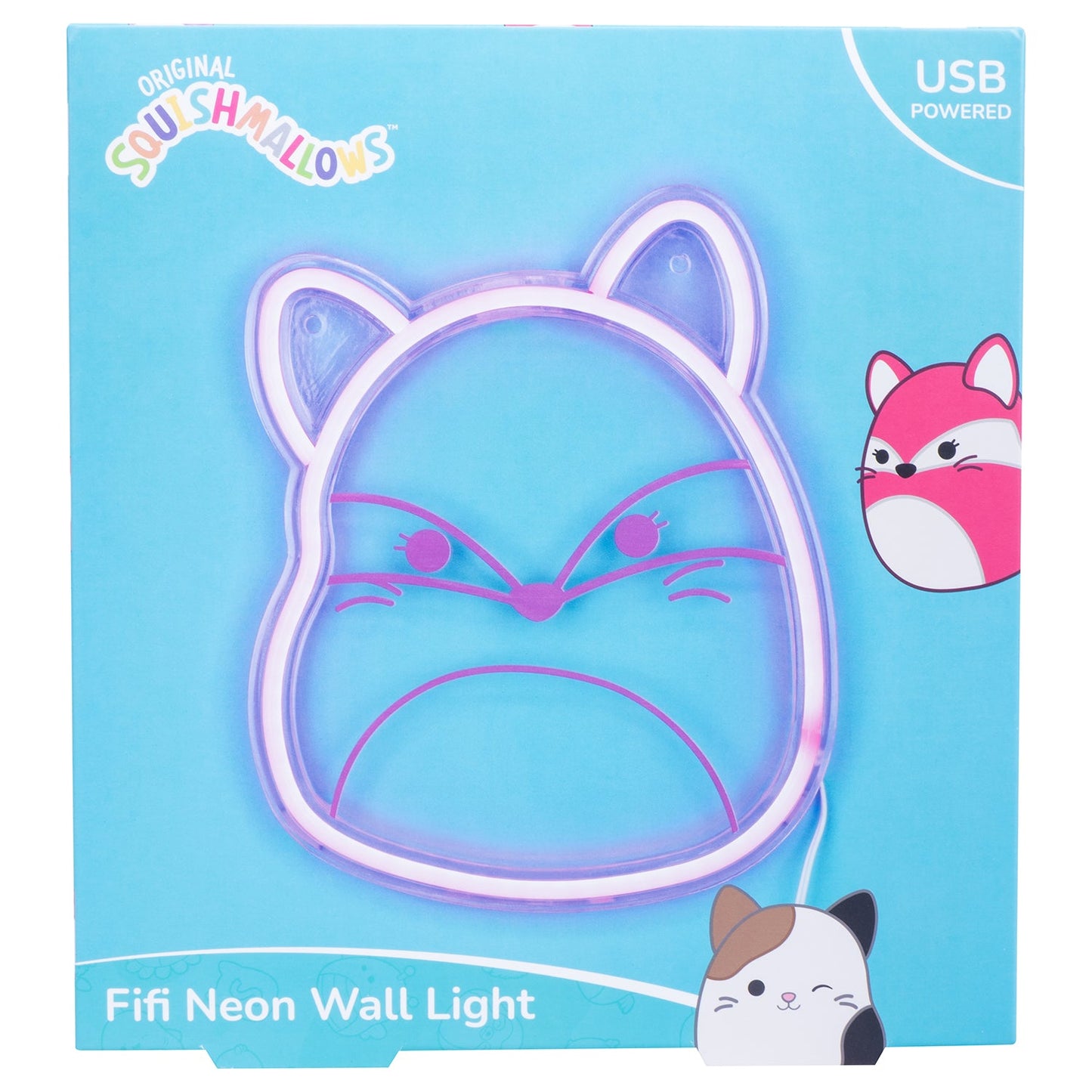 Squishmallows Character Neon Wall Light - Fifi the Fox