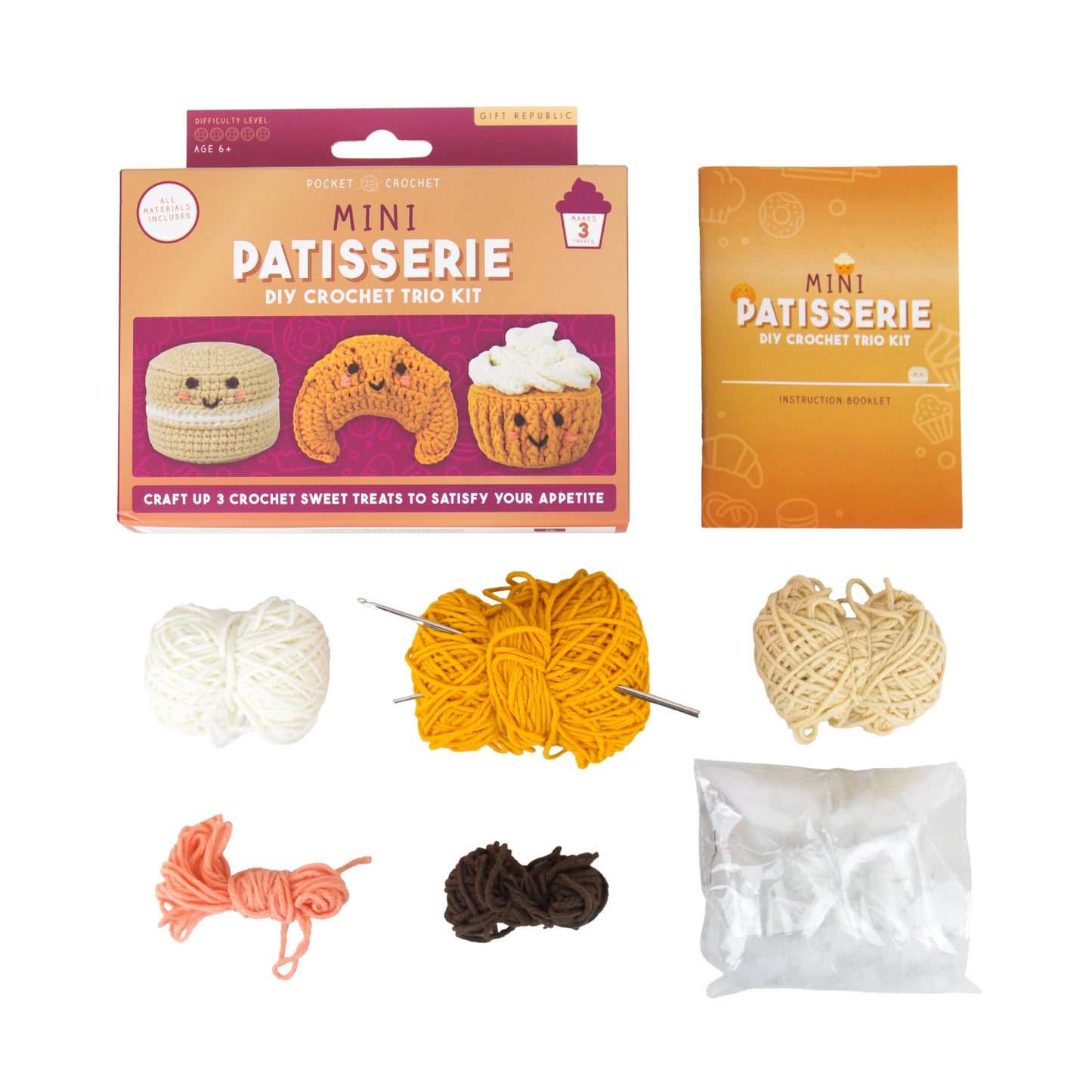 Gift Republic - Pocket Crochet Crafts: Mini Patisserie