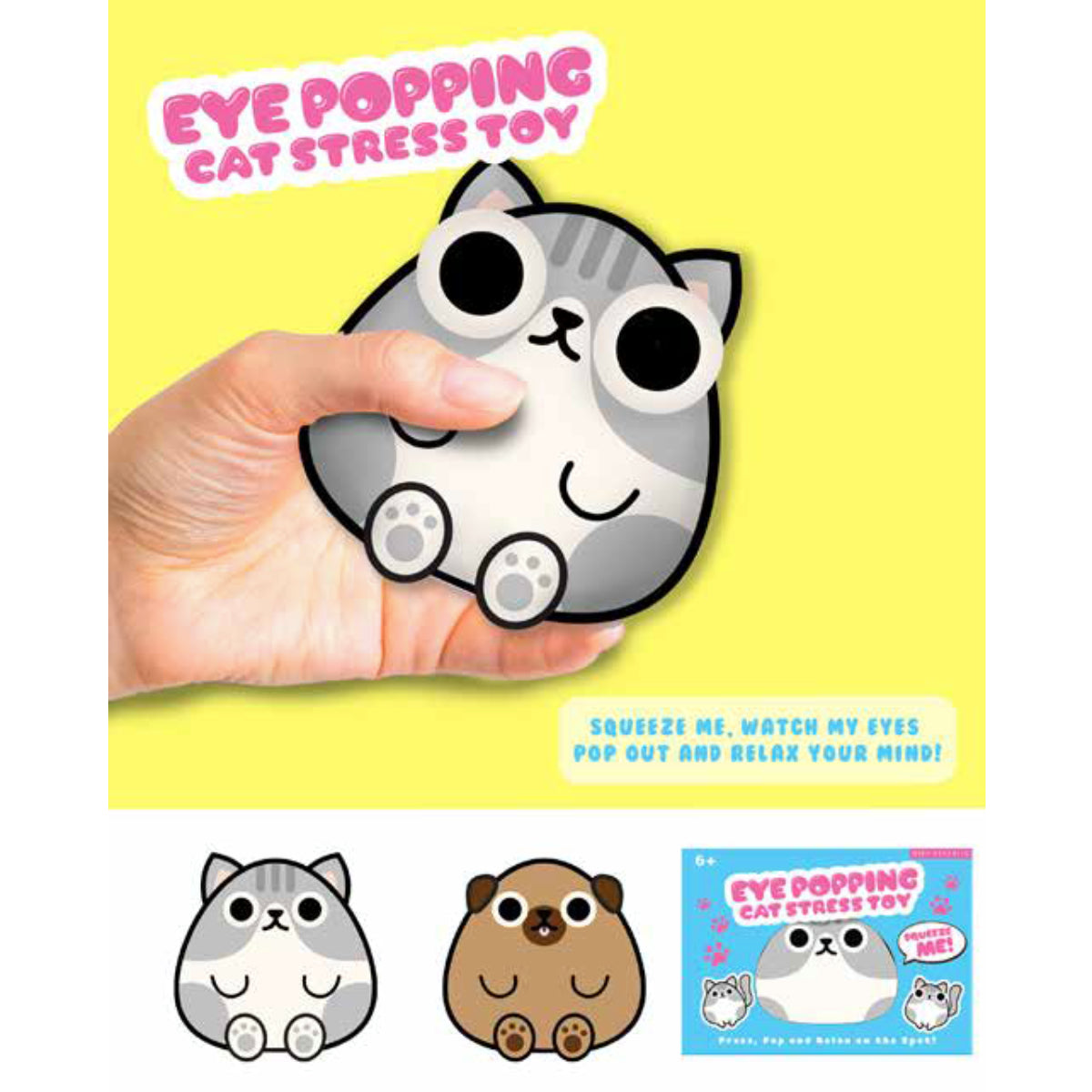 Gift Republic - Cat Eye Pop Stress Toy