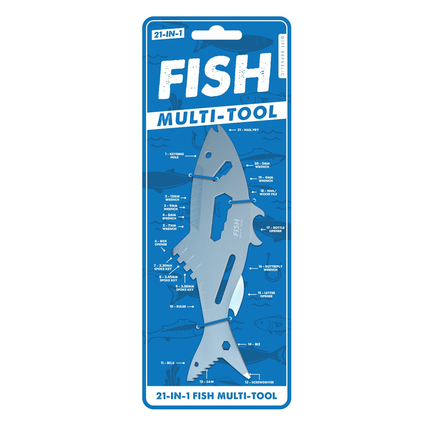 Gift Republic - Fish Multitool