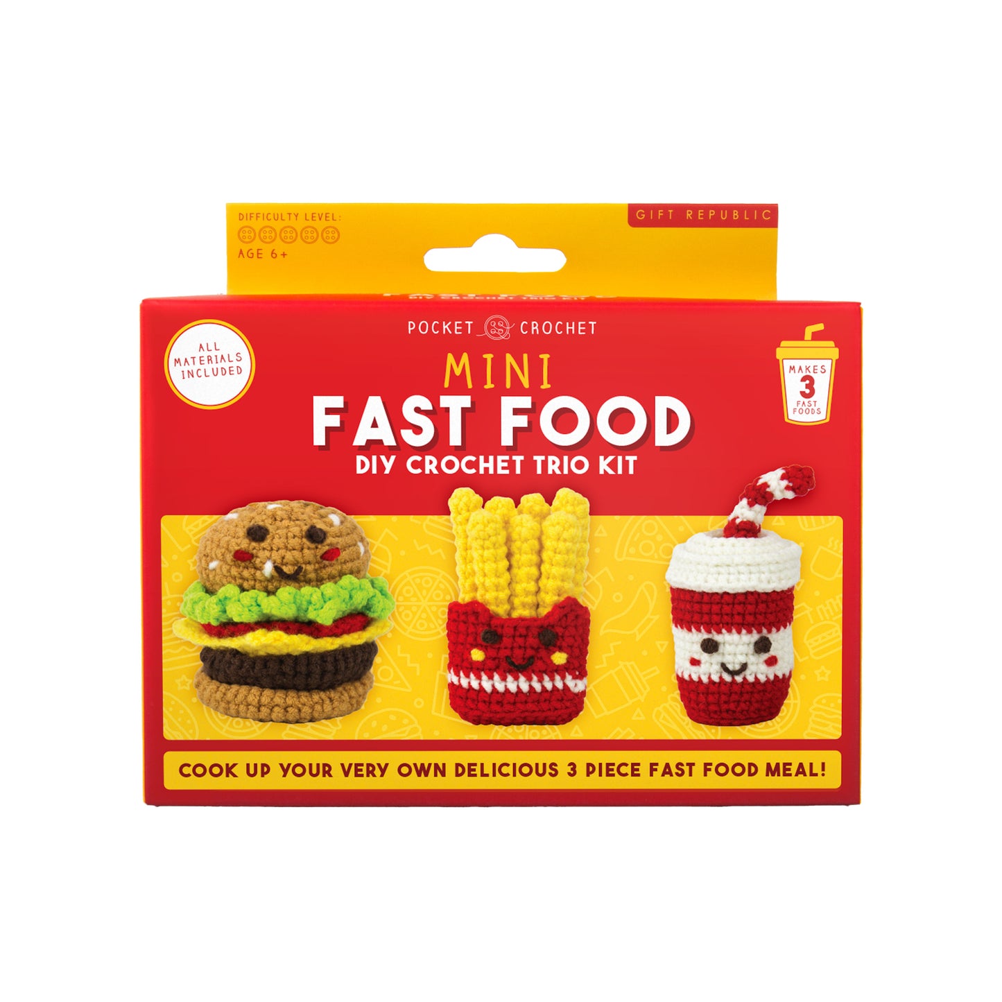 Gift Republic - Pocket Crochet Crafts: Fast Food