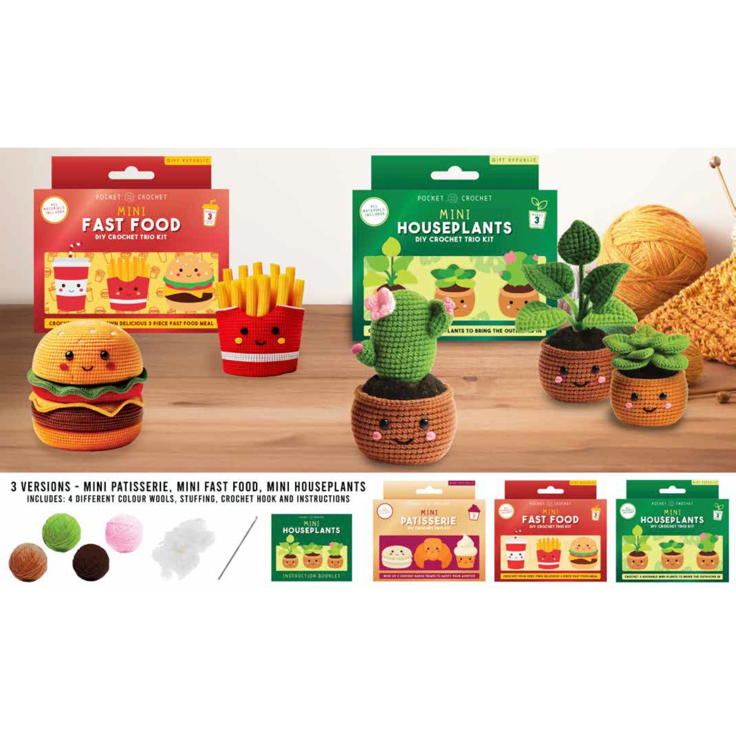 Gift Republic - Pocket Crochet Crafts: Fast Food