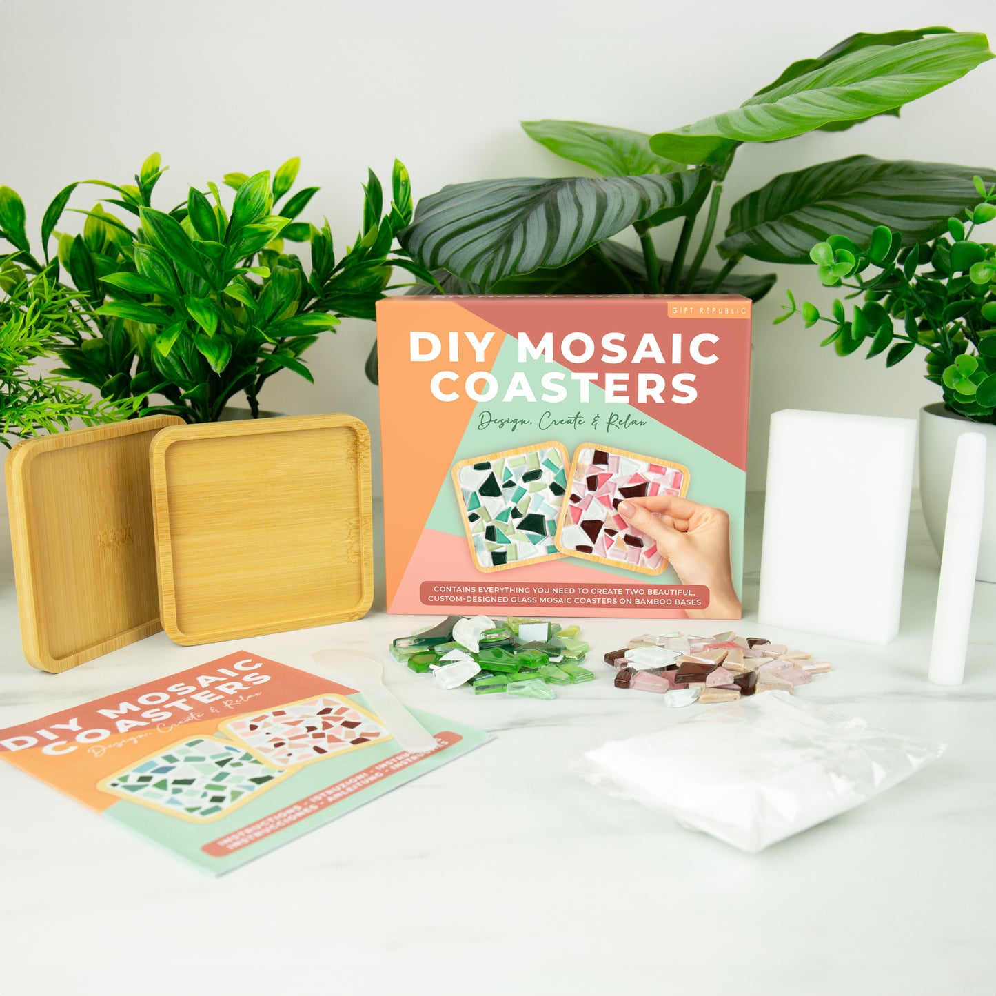 Gift Republic - DIY Mosaic Coasters