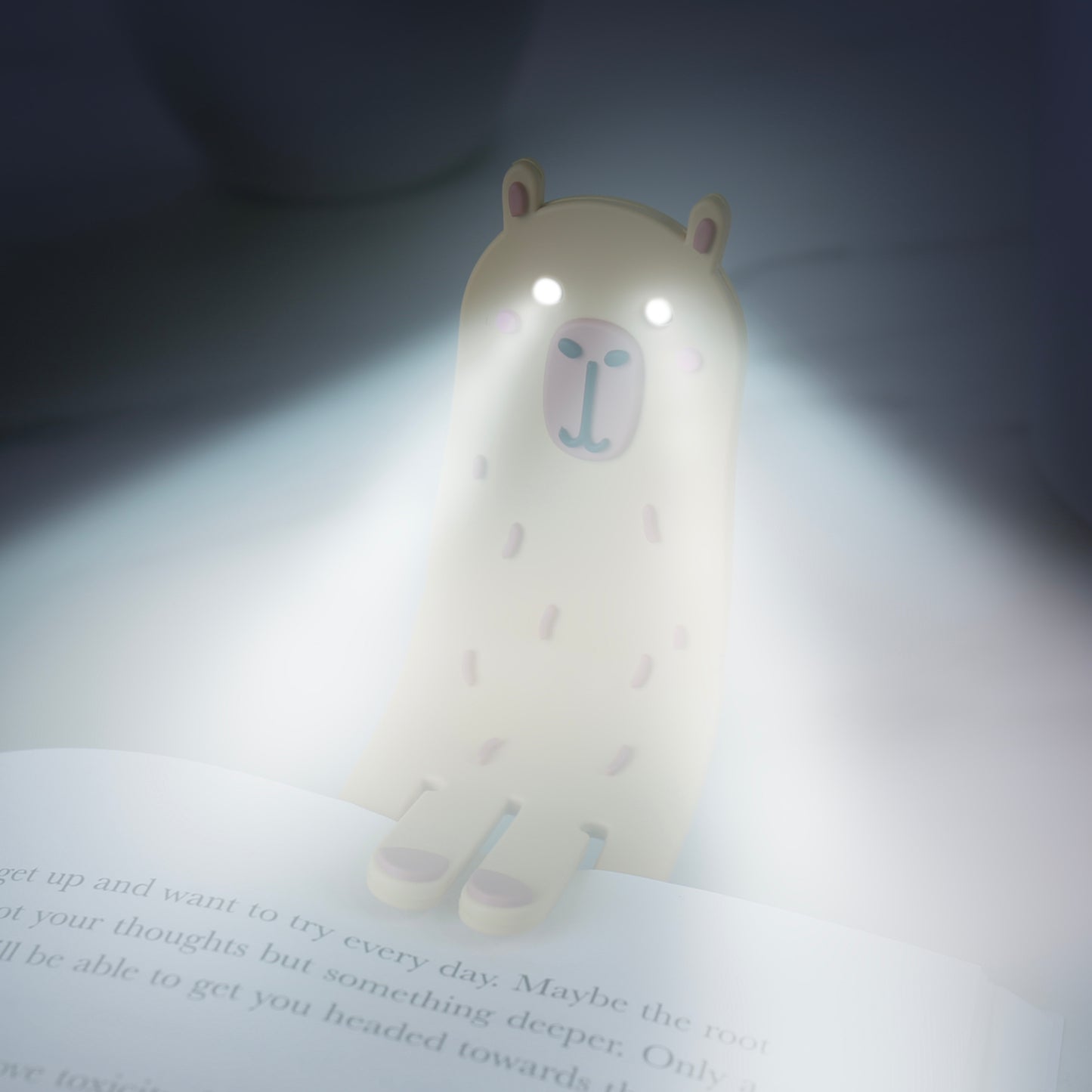 Gift Republic - Capybara Reading Light Bookmark