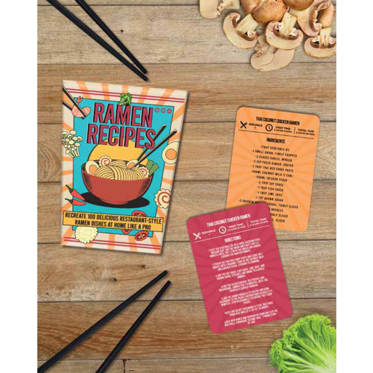 Gift Republic - 100 Ramen Recipes Cards