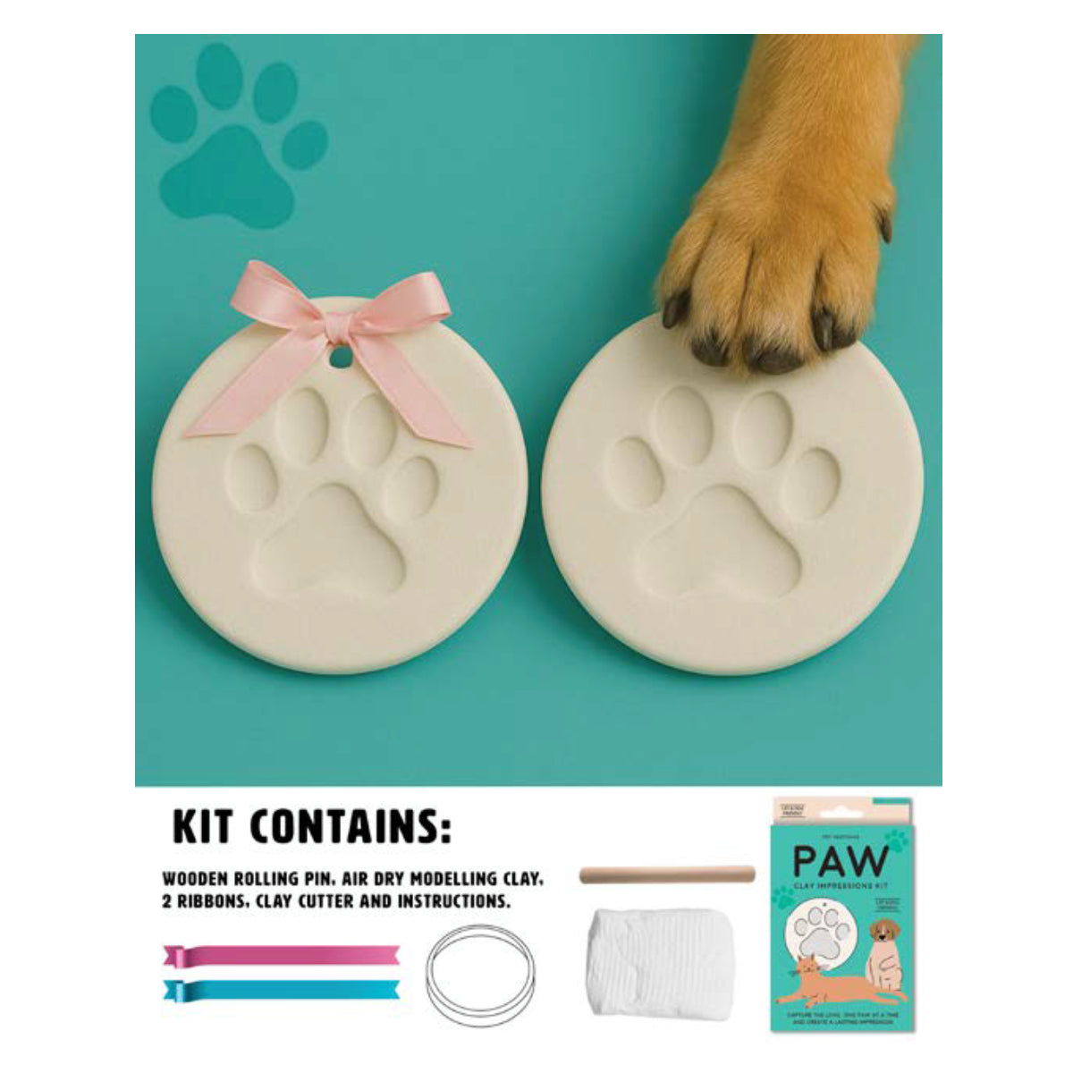Gift Republic - Pet Paw Clay Impressions Kit