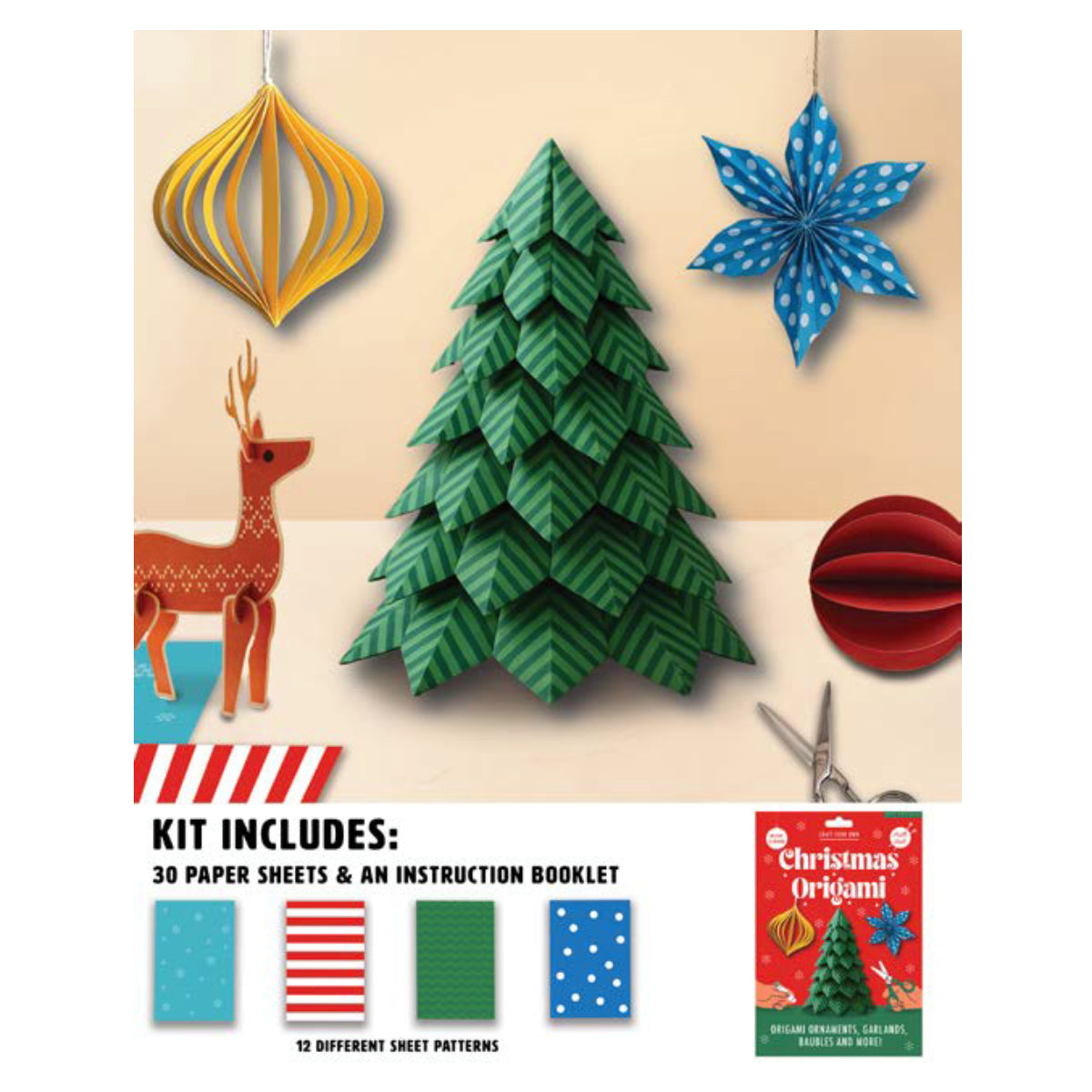 Gift Republic - Christmas Origami (25 designs)