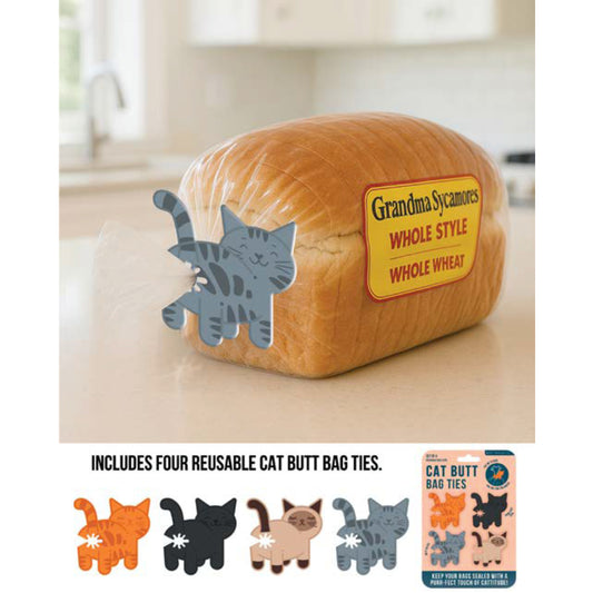 Gift Republic - Cat Butt Bag Ties