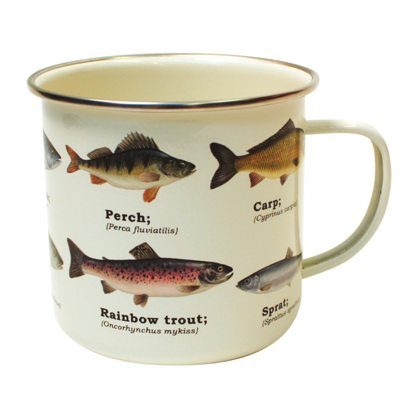 Gift Republic - Multi Fish - Enamel Mug